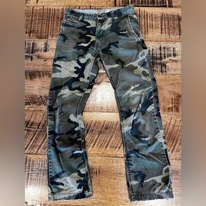 Women's Camouflage Slim Straight Camo Pants